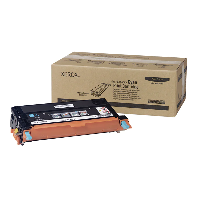Xerox Phaser 6180MFP - Mit hoher Kapazität - Cyan - Original - Tonerpatrone - für Phaser 6180DN, 6180MFP/D, 6180MFP/N, 6180N