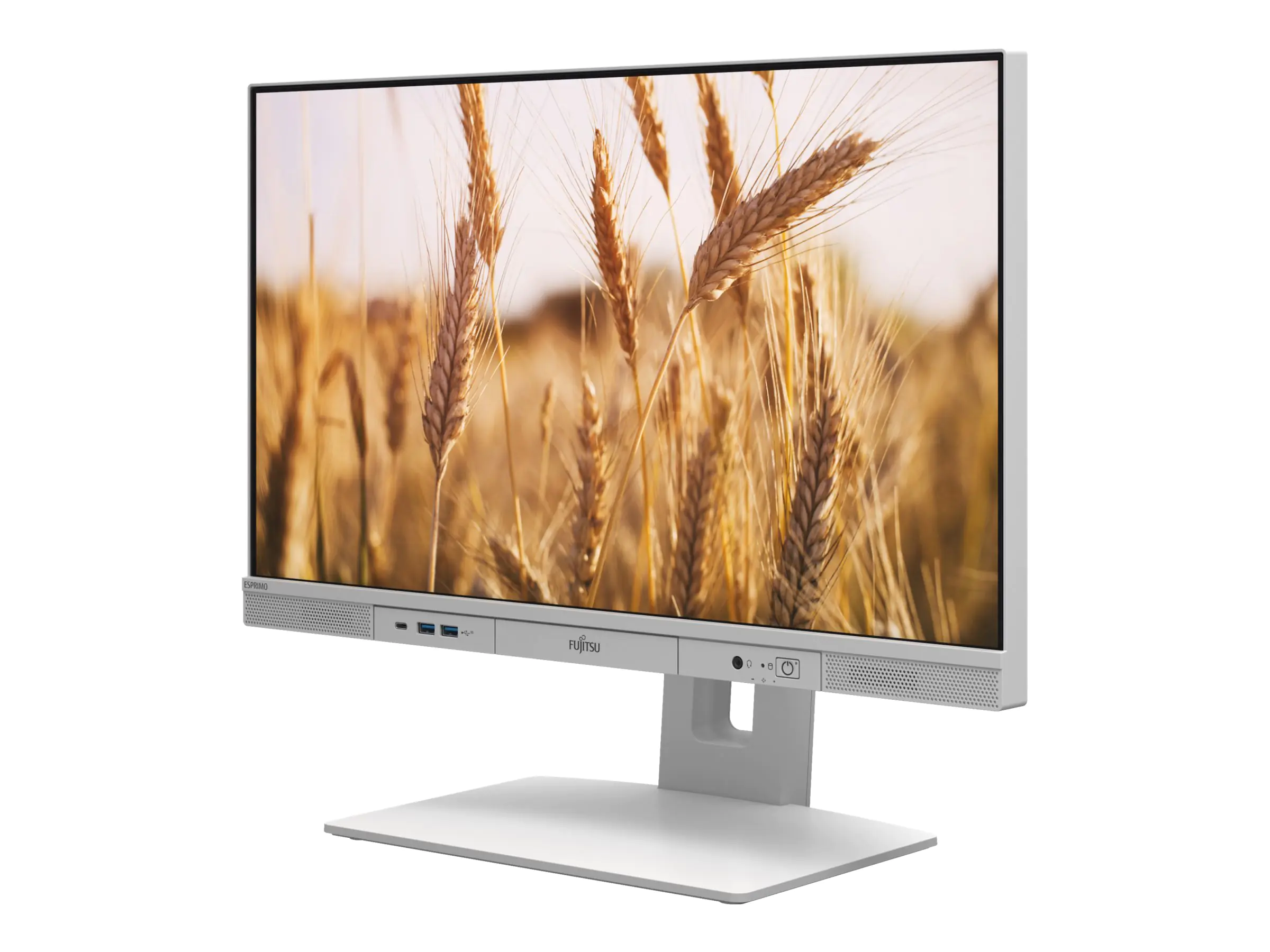 Fujitsu ESPRIMO K5010/24 - All-in-One (Komplettlösung) - Core i5 10500 / 3.1 GHz - RAM 8 GB - SSD 256 GB - NVMe - UHD Graphics 630 - GigE - WLAN: Bluetooth 5.0, 802.11a/b/g/n/ac/ax - Win 10 Pro 64-Bit - Monitor: LED 60.5 cm (23.8") 1920 x 1080 (Full HD)
