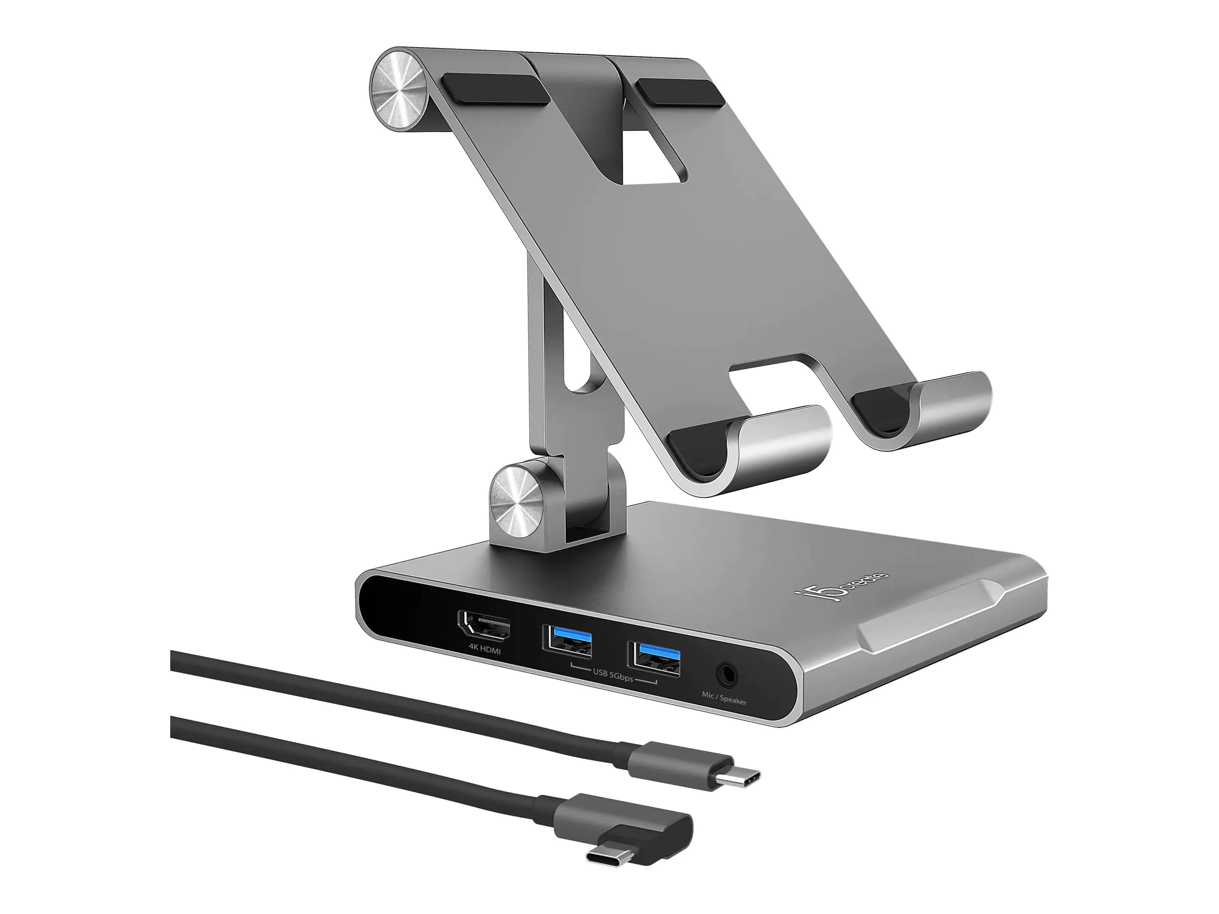 J5Create JTS224 - Dockingstation + verstellbarer Tablet-Ständer - USB-C - HDMI