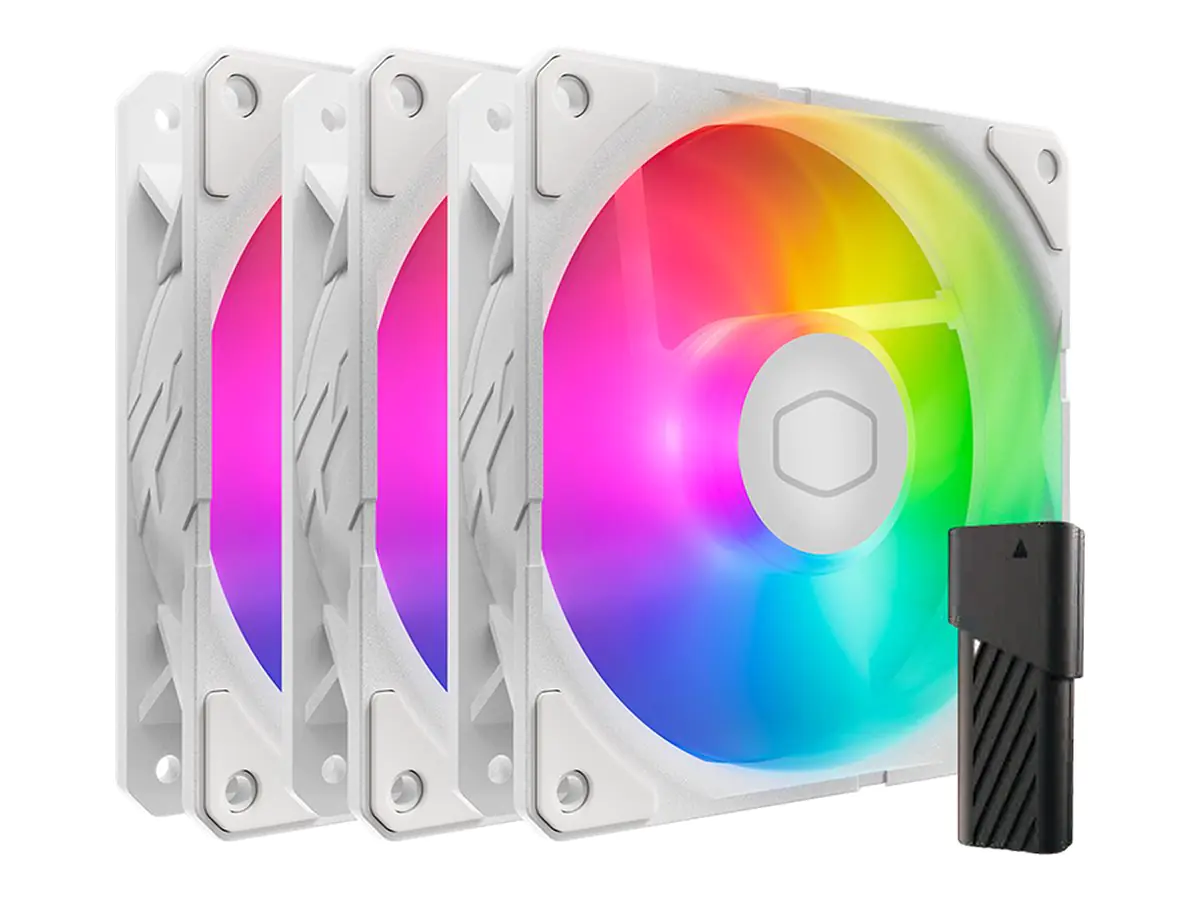 Cooler Master PC-Luefter SickFlow 120 RGB Weiss