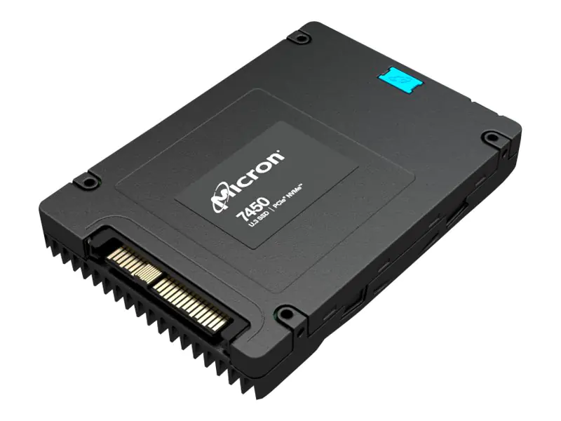 Micron 7450 PRO - SSD - 3.84 TB - intern - 2.5" (6.4 cm) - U.3 PCIe 4.0 (NVMe) Micron 7450 PRO - SSD - 3.84 TB - intern - 2.5" (6.4 cm) - U.3 PCIe 4.0 (NVMe)