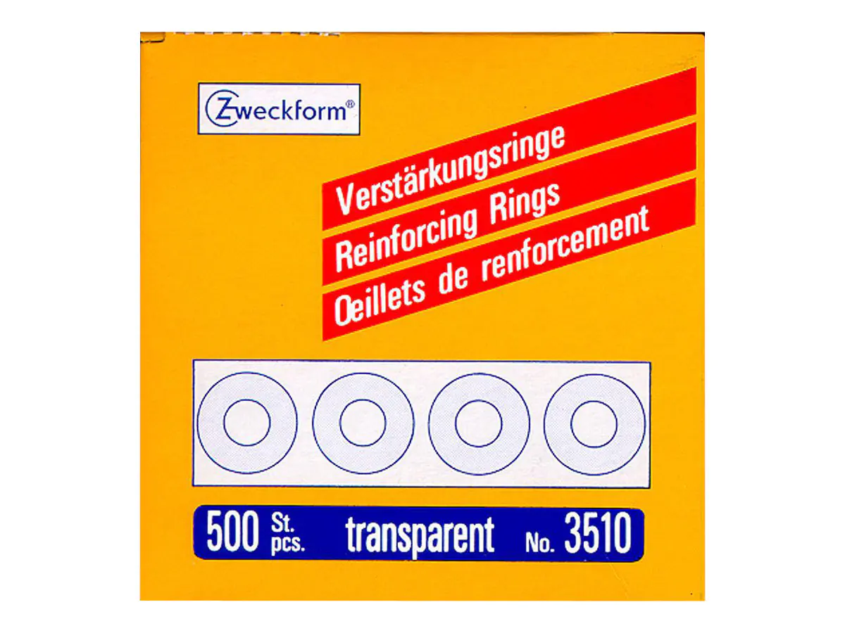 Avery Zweckform Lochverstärkungs- ring 3510 transparent 500 St./Pack.