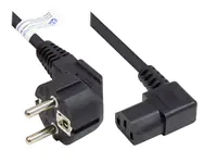 Good Connections P0131-S018 - 1,8 m - Netzstecker Typ E+F - C13-Koppler - H05VV-F - 250 V - Schwarz