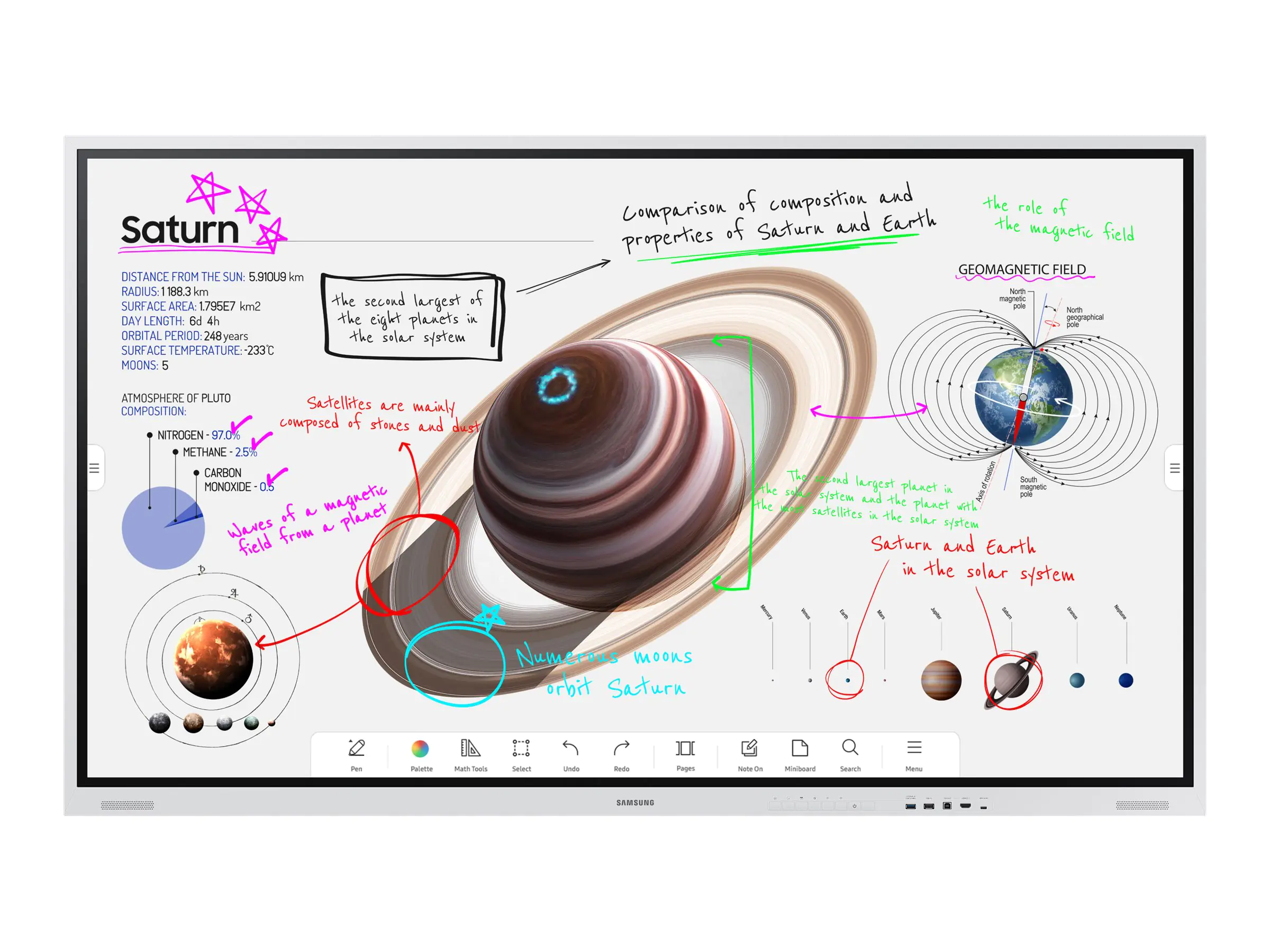 Samsung Flip Pro WM75B - 189 cm (75") Diagonalklasse WMB Series LCD-Display mit LED-Hintergrundbeleuchtung - interaktiv - mit Touchscreen (Multi-Touch) - Tizen OS - 4K UHD (2160p) 3840 x 2160 - Hellgrau