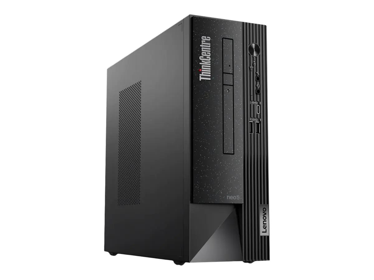 Lenovo ThinkCentre neo 50s 11SX - SFF - Core i3 12100 / 3.3 GHz - RAM 8 GB - SSD 256 GB - TCG Opal Encryption 2, NVMe - UHD Graphics 730 - GigE - Win 11 Pro - Monitor: keiner - Tastatur: Deutsch - Raven Black - TopSeller - mit 1 Jahr Lenovo Vor-Ort-S