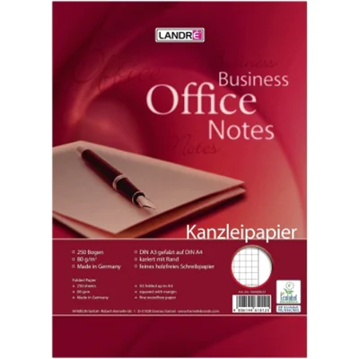 Landre Kanzleipapier 100050619 DIN A4 70g kariert 250 Bl./Pack. Landre Kanzleipapier 100050619 DIN A4 70g kariert 250 Bl./Pack.