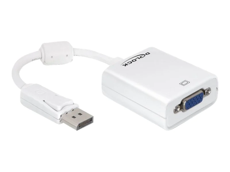 Delock - VGA-Adapter - DisplayPort (M) zu HD-15 (VGA) (W) - 12.5 cm Delock - VGA-Adapter - DisplayPort (M) zu HD-15 (VGA) (W) - 12.5 cm