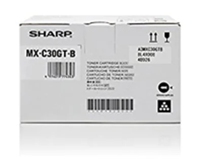 Sharp MX-C30GT-B - Schwarz - Original - Tonerpatrone - für Sharp MX-C250F, MX-C300W, MX-C301W Sharp MX-C30GT-B - Schwarz - Original - Tonerpatrone - für Sharp MX-C250F, MX-C300W, MX-C301W