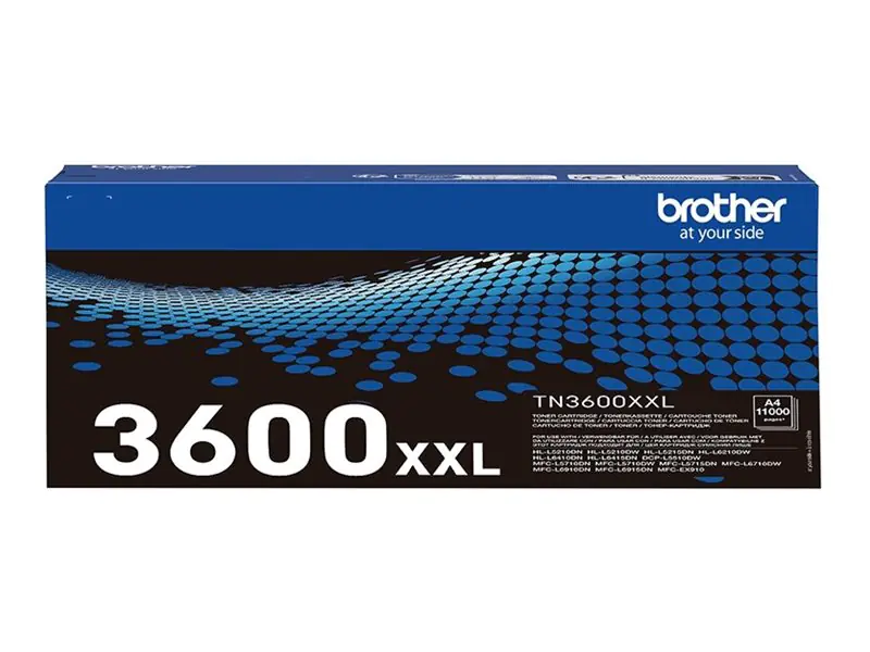 Brother TN3600XXL - Super High Capacity - Schwarz - original - Box - Tonerpatrone - für Brother DCP-L5510, HL-L5210, L5215, L6410, L6415, MFC-L5710, L5715, L6710, L6910, L6915