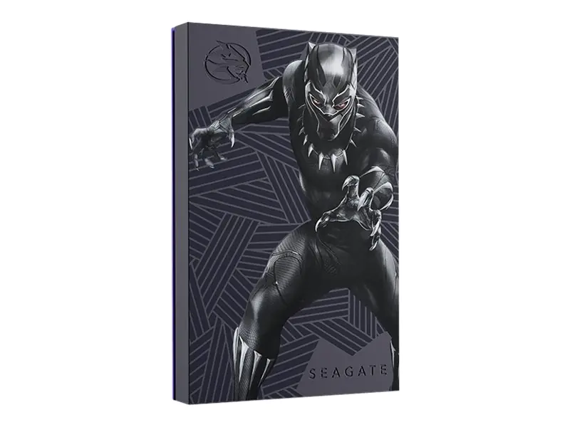 Seagate Black Panther - Festplatte - 2 TB - extern (tragbar) - USB 3.2 Gen 2 - mit 3 Jahre Seagate Rescue Datenwiederherstellung - für Sony PlayStation 4, Sony PlayStation 4 Pro, Sony PlayStation 4 Slim, Sony PlayStation 5