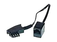 Helos - Telefonadapter - TAE-F (M) zu RJ-45 (4-PIN) (W) - 20 cm
