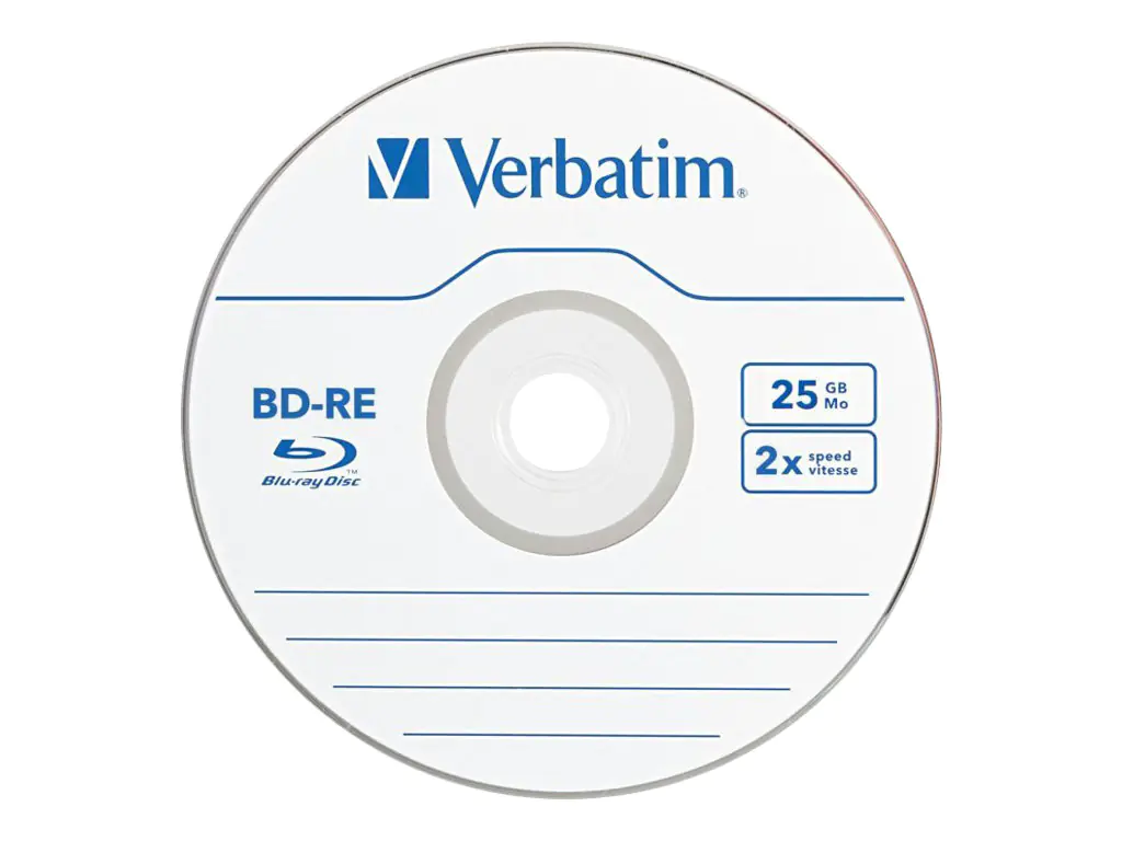 Verbatim - 5 x BD-RE - 25 GB 2x - Jewel Case (Schachtel)