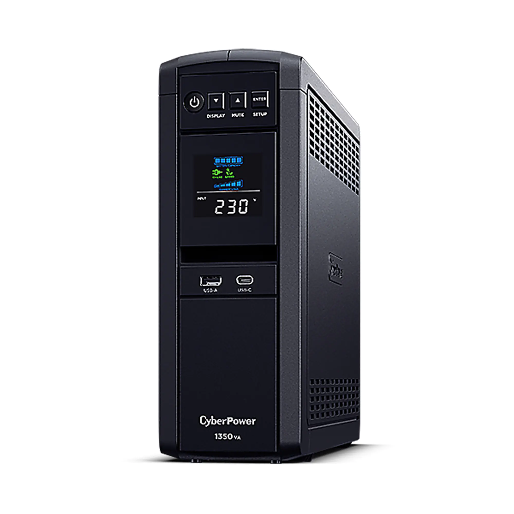 CyberPower Systems CyberPower CP1350EPFCLCD Line-Interaktiv 1350VA 6AC-Ausgänge Tower Schwarz CyberPower Systems CyberPower CP1350EPFCLCD Line-Interaktiv 1350VA 6AC-Ausgänge Tower Schwarz