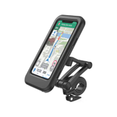 RealPower TourProtect, Handy/Smartphone, Passive Halterung, Fahrrad, Fahrrad / Auto, Schwarz 409455