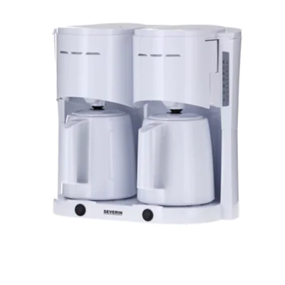 SEVERIN Kaffeemaschine Duo 25,5 x 36,5 x 39,5 cm (B x H x T) Filtersystem Thermoskanne 2 x 8 Tassen 2 x 1.000W SEVERIN Kaffeemaschine Duo 25,5 x 36,5 x 39,5 cm (B x H x T) Filtersystem Thermoskanne 2 x 8 Tassen 2 x 1.000W
