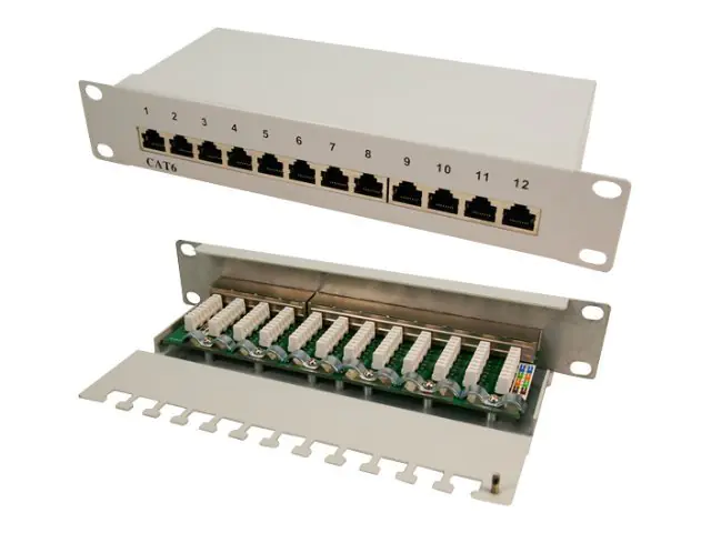 Logilink Patch Panel Desktop - Patch Panel - RJ-45 X 12 NP0041