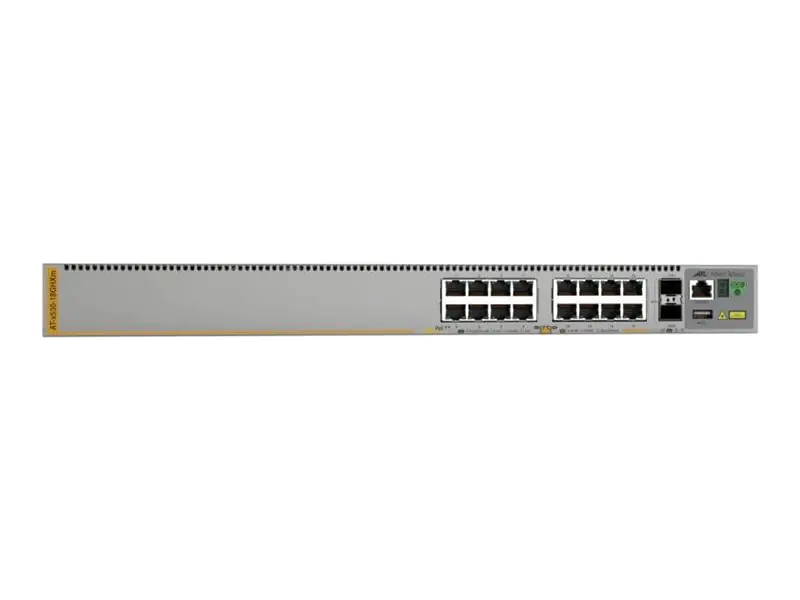 Allied Telesis CentreCOM AT-x530-18GHXm - Switch - L3 - managed - 16 x 100/1000/2.5G/5G (PoE+) AT-X530-18GHXM-50