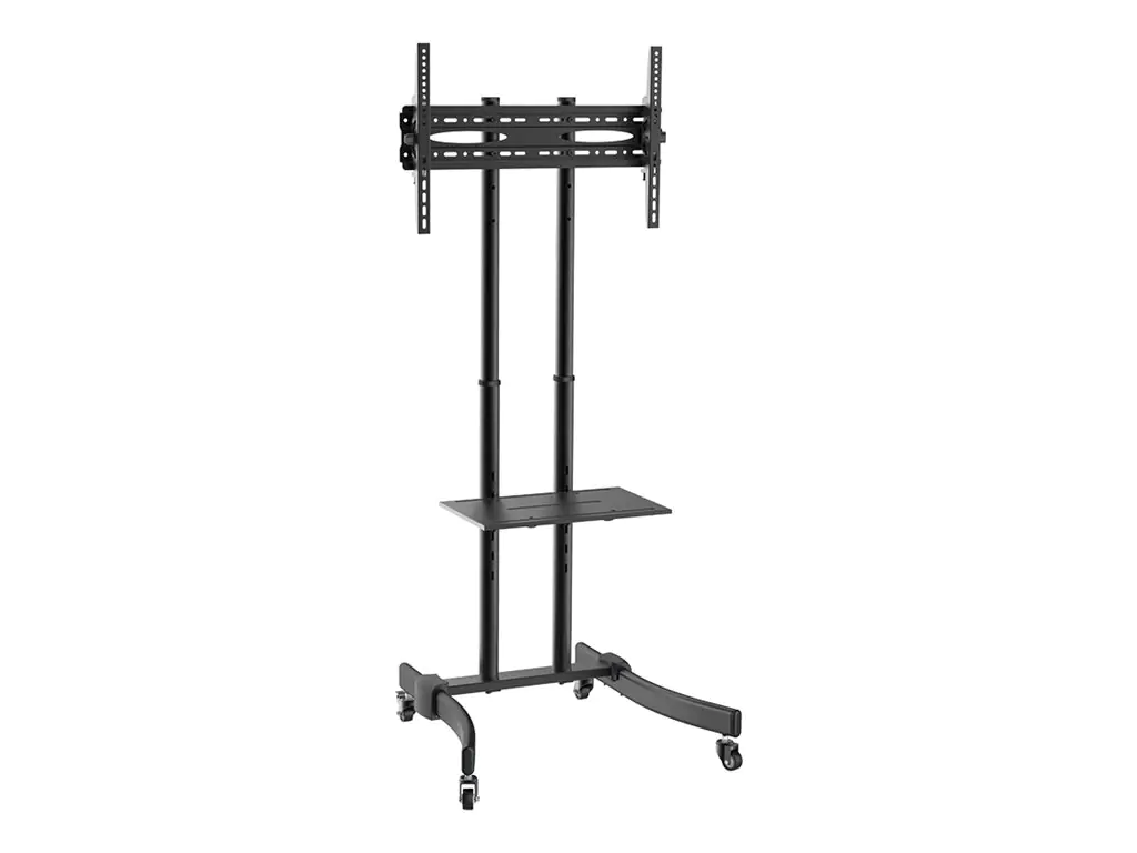 LogiLink Economy - Wagen - für Flachbildschirm / AV-Ausrüstung - fester, kaltgepresster Stahl - Bildschirmgröße: 94-177.8 cm (37"-70") BP0026