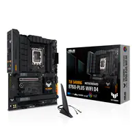 ASUS TUF GAMING B760-PLUS WIFI D4 - Motherboard - ATX - LGA1700-Sockel - B760 Chipsatz - USB4, USB-C 3.2 Gen 2x2, USB 3.2 Gen 2, USB 3.2 Gen 1, USB-C 3.2 Gen2 - 2.5 Gigabit LAN, Wi-Fi 6, Bluetooth - Onboard-Grafik (CPU erforderlich) - HD Audio (8-Kanal)