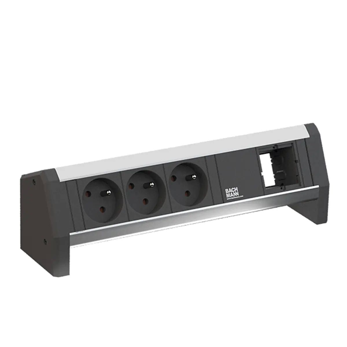 Bachmann Steckdoseneinheit DESK 902.02343xUTE Steckdosen 1x Abdeckung