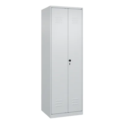 C+P Kleiderspind Classic PLUS 600 x 1.850 x 500 mm (B x H x T) 2 Abteile Stahl lichtgrau