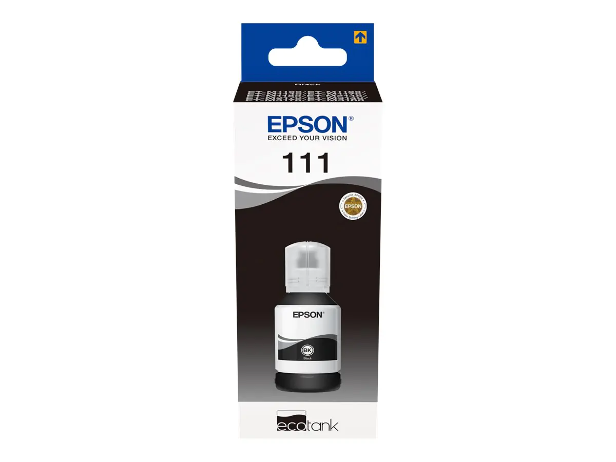 Epson 111 - 120 ml - XL - Schwarz - original - Nachfülltinte - für EcoTank ET-M1140, M1170, M1180, M2120, M2170, M3140, M3180, M1100, M1170, M3170, M3180