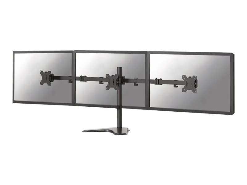 Neomounts FPMA-D550DD3 - Aufstellung - Voll beweglich - für 3 Monitore - Schwarz - Bildschirmgröße: 33-68.6 cm (13"-27") - Schreibtisch