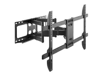 equip - Befestigungskit (Wandmontagehalterung, Schrauben) - für LCD-Display / Curved LCD-Display - Full Motion - Kunststoff, stainless steel - Schwarz - Bildschirmgröße: 94-203 cm (37"-80") - Wandmontage