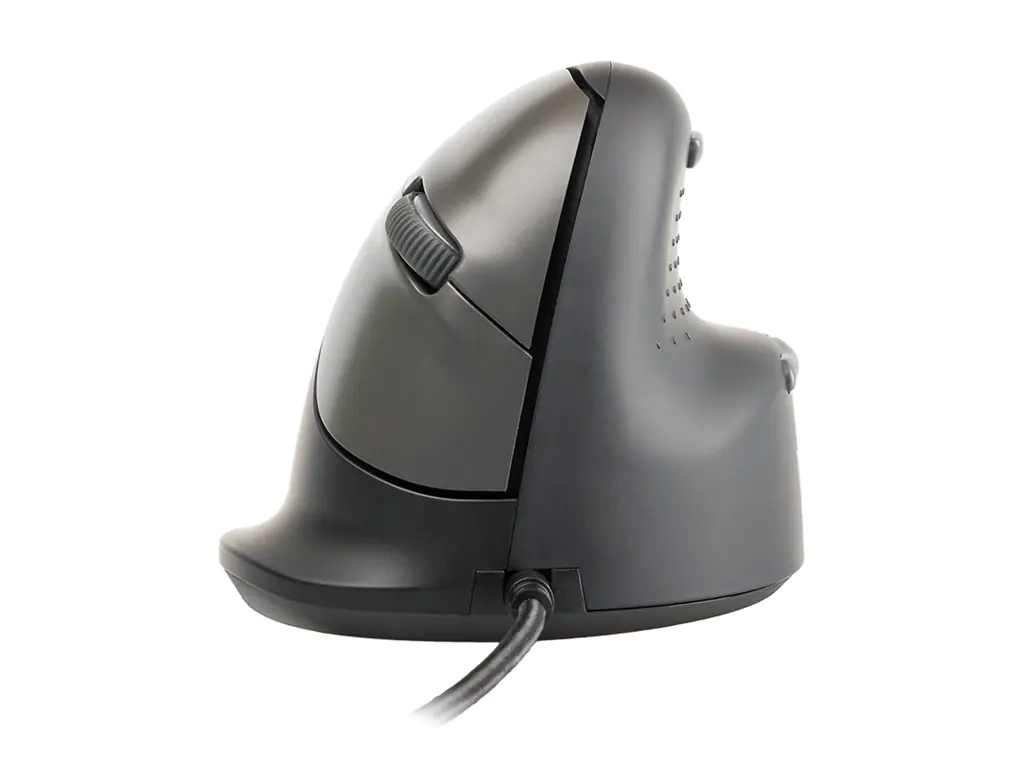 R-Go Ergonomische Maus HE Break - Vertikale Maus - ergonomisch - Für Rechtshänder - 5 Tasten - kabelgebunden - USB - Schwarz