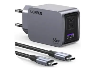 Ugreen Nexode Pro 65W GaN Charger with USB-C Cable