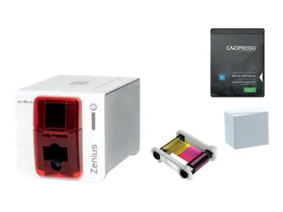Evolis Zenius - GO Pack - Plastikkartendrucker - Farbe - Thermosublimation/thermische Übertragung