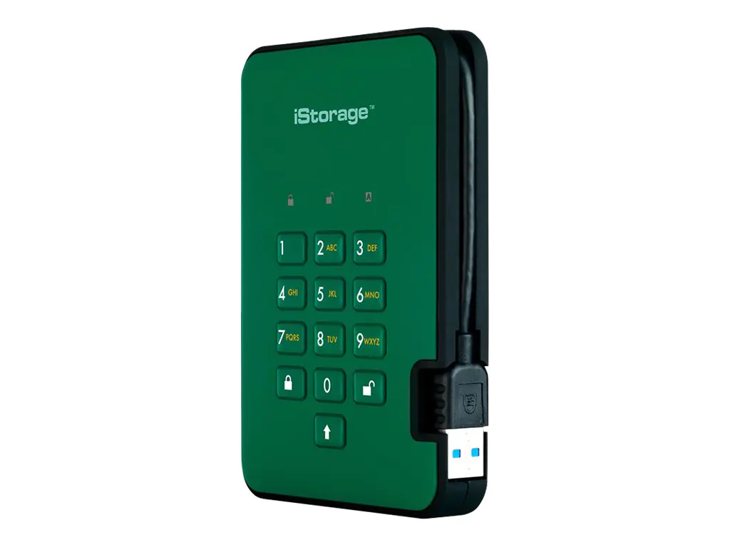 iStorage diskAshur² - Festplatte - verschlüsselt - 5 TB - extern (tragbar)