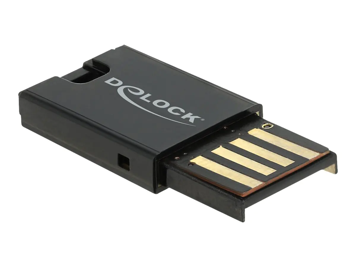 Delock - Kartenleser (microSD, microSDHC, microSDXC, microSDHC UHS-I, microSDXC UHS-I, microSDHC UHS-II, microSDXC UHS-II) - USB 2.0