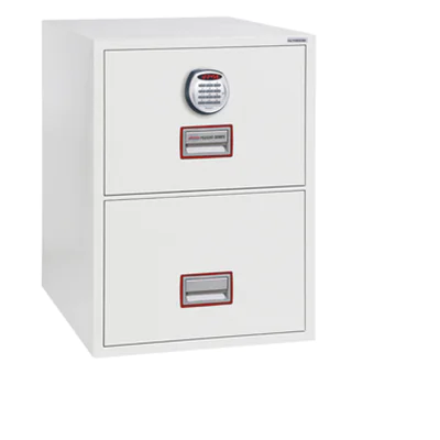 Phoenix Hängeregistraturschrank World Class Vertical Fire File 53 x 72 x 67,5 cm (B x H xT) Stahl weiß