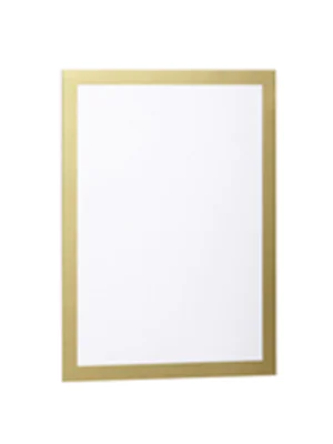 DURABLE Magnetrahmen DURAFRAME 487230 DIN A4 gold 2 St./Pack.