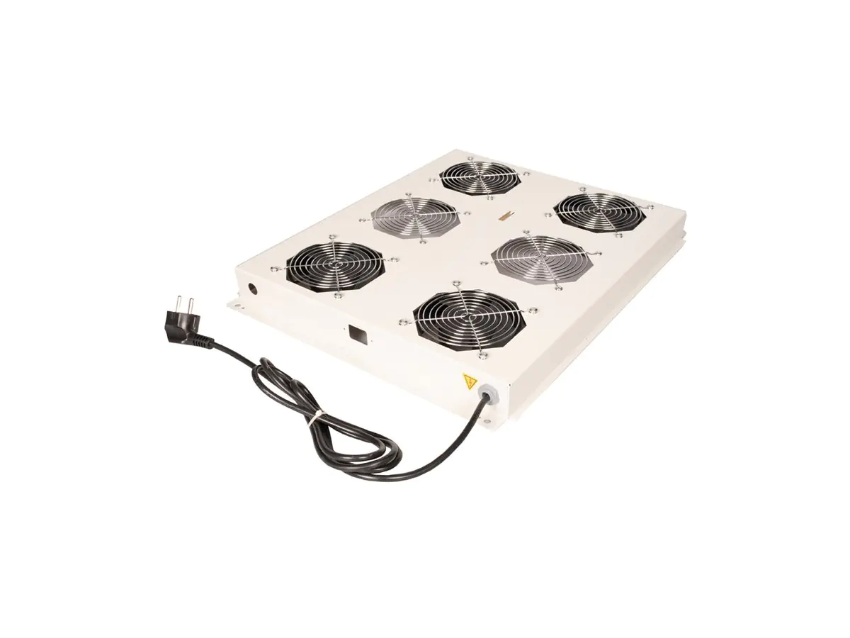 Roline - Rack - Lüfter Kit - with 4 fans - Dach - Hellgrau, RAL 7035 - 48.3 cm (19") - für P/N: 26.21.0210