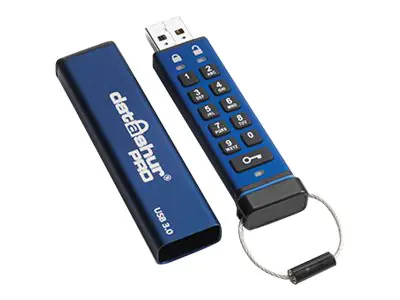 iStorage datAshur PRO - USB-Flash-Laufwerk - verschlüsselt - 64 GB - USB 3.0