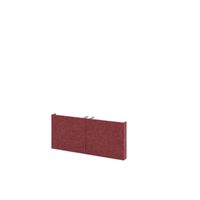 Hammerbacher Akustiktür FlexWall Hammerbacher Regalsystem FlexWall 1 Ordnerhöhe 377 x 326 mm (B x H) Vlies bordeaux 2 St./Pack.