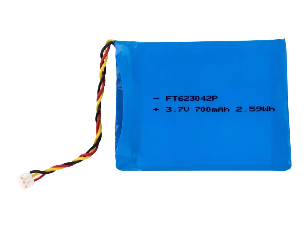 Socket Mobile - Batterie für Barcodelesegerät - Lithium-Ionen - 700 mAh - 2.59 Wh - für DuraScan D800, D840, D860; DuraSled DS800, DS840, DS860; SocketScan S840; DuraSled DS840
