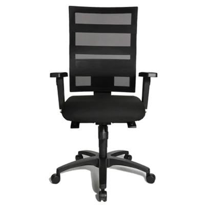 TOPSTAR Bürodrehstuhl X-Pander Plus 41-53cm Punktsynchronmechanik Rolle hart gebremst (für Teppichboden) Polyamid schwarz