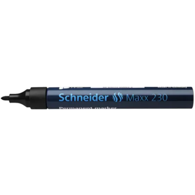 Schneider Permanentmarker Maxx 230 123001 Rundspitze 1-3mm schwarz Schneider Permanentmarker Maxx 230 123001 Rundspitze 1-3mm schwarz