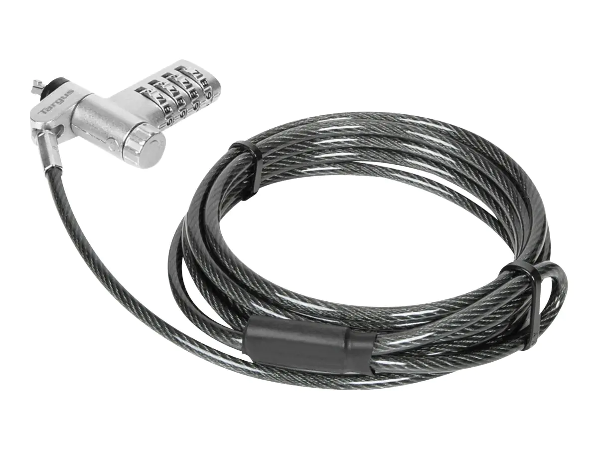 Targus DEFCON Ultimate - Sicherheitskabelschloss - universal fortlaufend - Silber - 2 m (Packung mit 25)