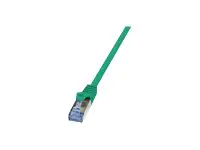 LogiLink PrimeLine - Patch-Kabel - RJ-45 (M) zu RJ-45 (M) - 3 m - SFTP, PiMF - CAT 6a - halogenfrei - grün