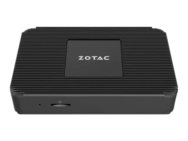 Zotac ZBOX P Series PI336 pico - Mini-PC - Celeron N6211 / 1.2 GHz - RAM 4 GB - SSD - eMMC 128 GB - UHD Graphics - 1GbE, Bluetooth 5.2, Wi-Fi 6E - WLAN: Bluetooth 5.2, 802.11a/b/g/n/ac/ax (Wi-Fi 6E) - Win 11 Pro N - Monitor: keiner