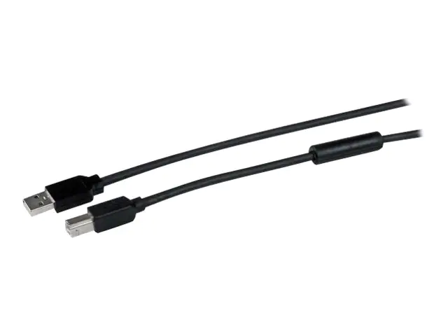 StarTech 15m aktives USB 2.0 A auf B Kabel - Stecker/Stecker - USB Druckerkabel 1x USB A / 1x USB B - Schwarz - USB-Kabel - USB Typ B (M) zu USB (M) - USB 2.0 - 15 m - aktiv - Schwarz - für P/N: ICUSB232D StarTech 15m aktives USB 2.0 A auf B Kabel - Stecker/Stecker - USB Druckerkabel 1x USB A / 1x USB B - Schwarz - USB-Kabel - USB Typ B (M) zu USB (M) - USB 2.0 - 15 m - aktiv - Schwarz - für P/N: ICUSB232D