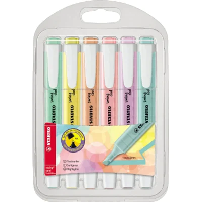 STABILO® Textmarker swing cool 275/6-08 6 St./Pack. STABILO® Textmarker swing cool 275/6-08 6 St./Pack.