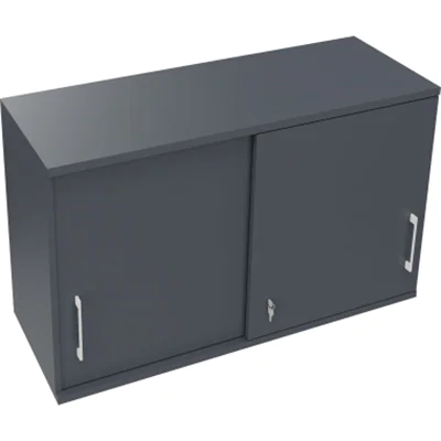 Aufsatz Schiebetürenschrank 2OH B1200xT442xH736mm Lavagrau Aufsatz Schiebetürenschrank 2OH B1200xT442xH736mm Lavagrau