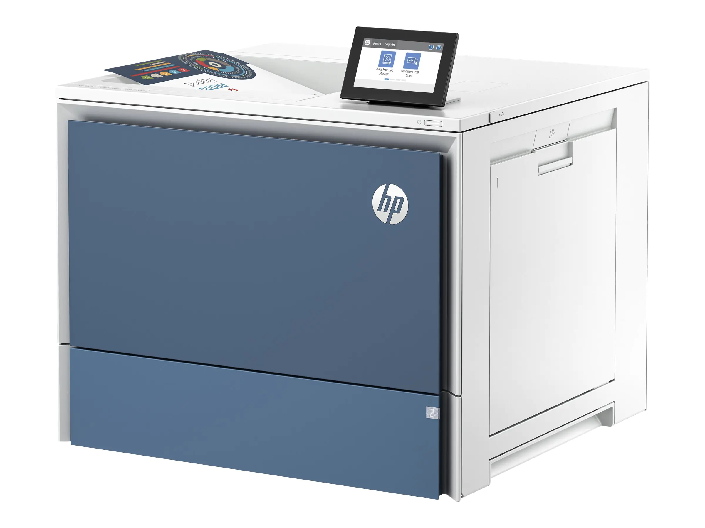 HP Color LaserJet Enterprise 5700dn - Drucker - Farbe - Duplex - Laser - A4/Legal - 1200 x 1200 dpi - bis zu 43 Seiten/Min. (einfarbig)/bis zu 43 Seiten/Min. (Farbe) - Kapazität: 650 Blätter - Gigabit LAN, USB 3.0, USB 3.0-Host, USB 2.0-Host