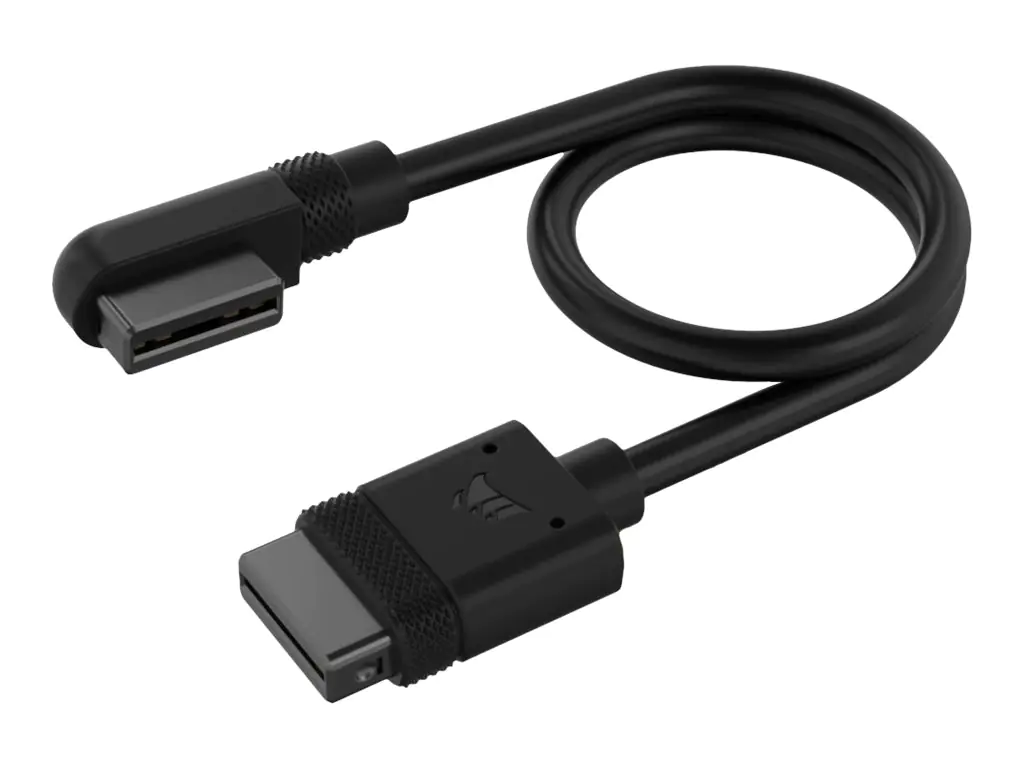 Corsair iCUE LINK - Netz-/Datenkabel - CORSAIR iCUE link gewinkelt zu CORSAIR iCUE link gerade - 20 cm (Packung mit 2)