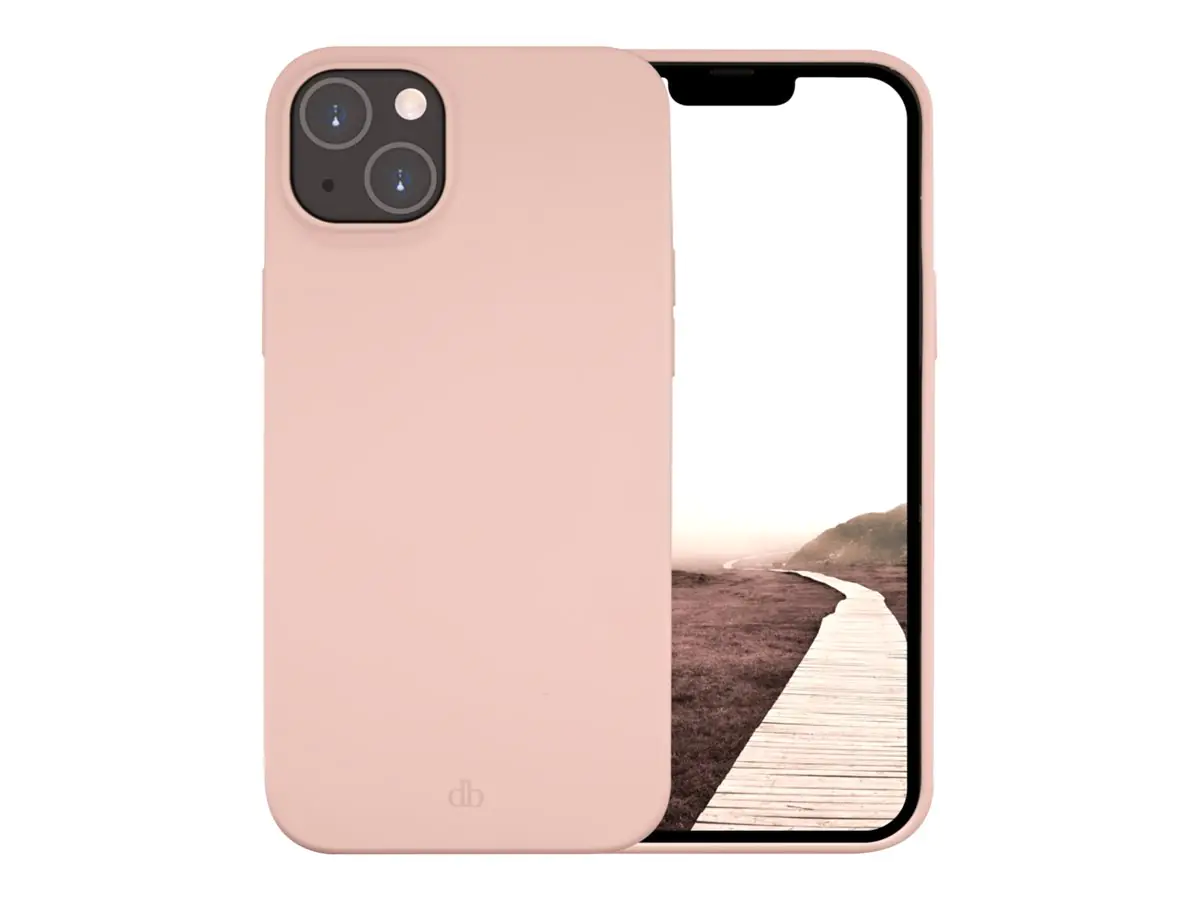dbramante1928 Costa Rica - Hintere Abdeckung für Mobiltelefon - Silikon - rosa sandfarben - für Apple iPhone 14 Plus